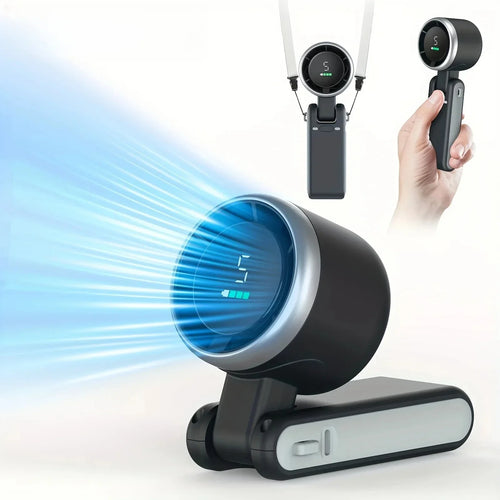 Mini Handheld Neck Fan Rechargeable